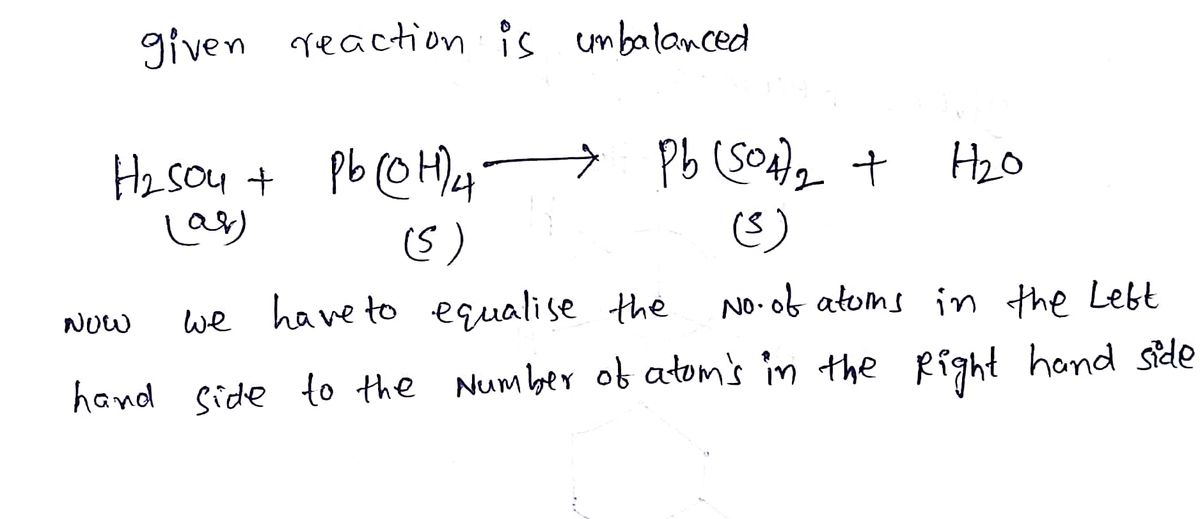 Chemistry homework question answer, step 1, image 1